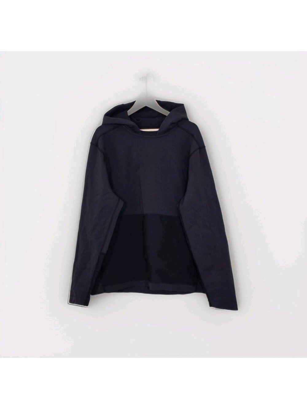 Lululemon Mainstay Hoodie Men XXL Black LS Zip Pockets Casual Minimalist Edgy